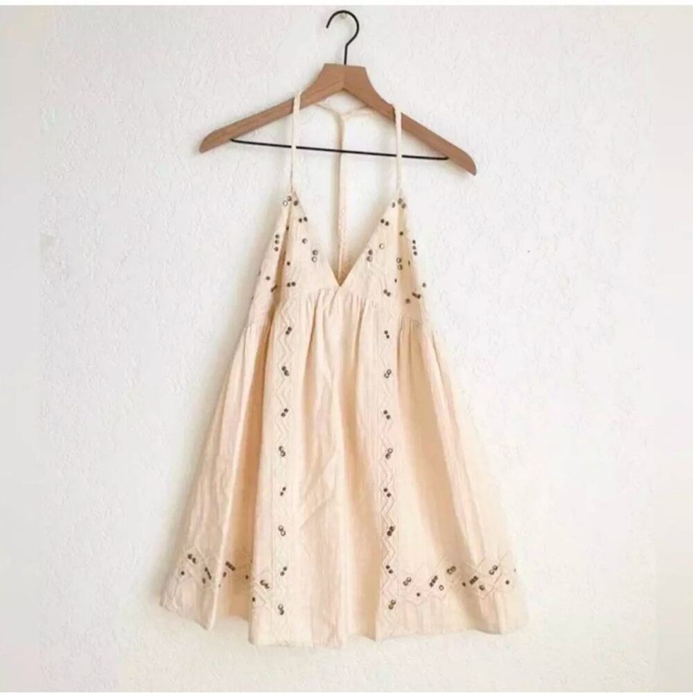 ZARA STUDDED MINI DRESS - Picture 10 of 11
